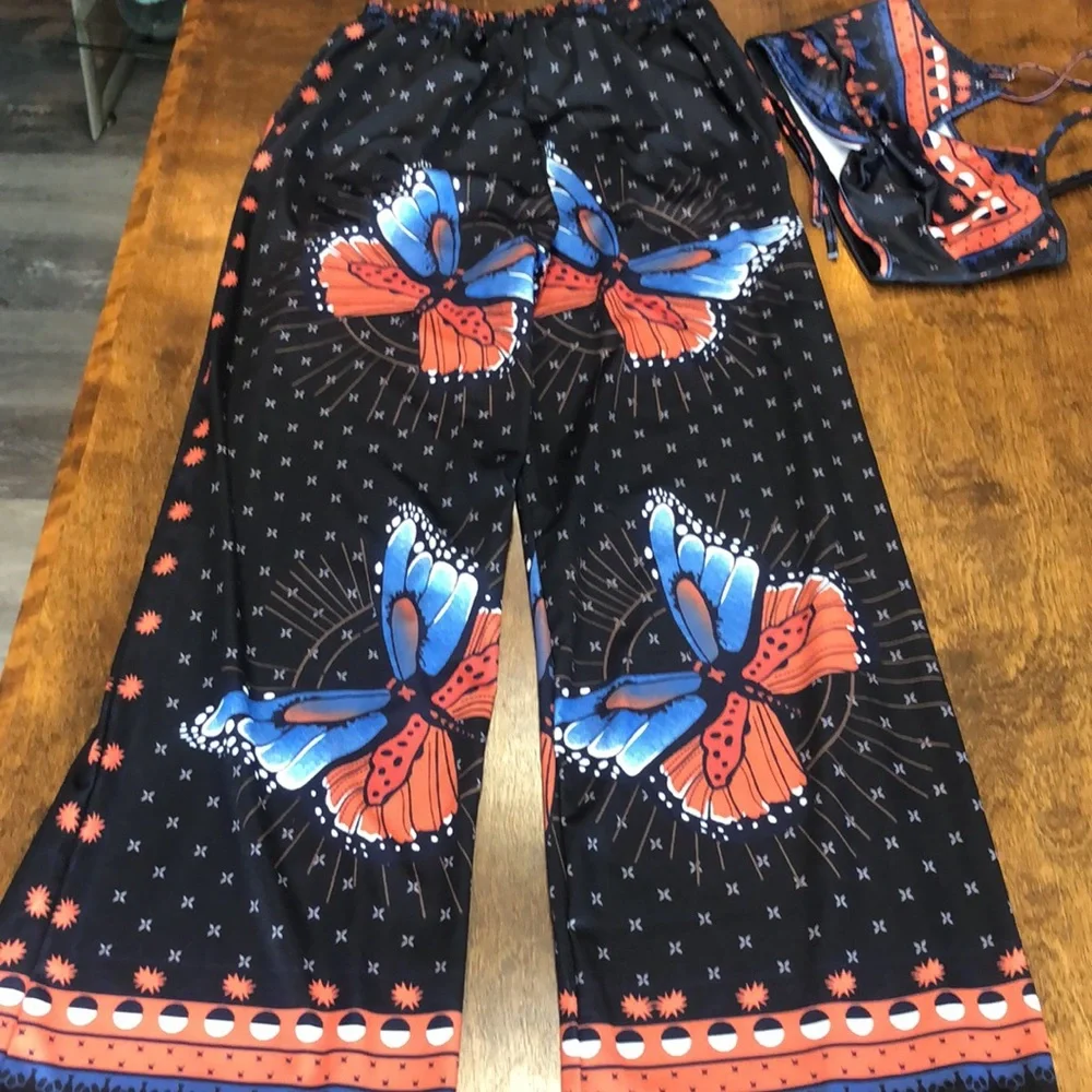 Butterfly‎ two piece outfit S - Picture 9 of 16